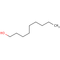 Nonanol formula graphical representation