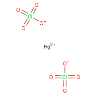 Mercuric perchlorate formula graphical representation