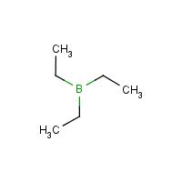 Triethylboron formula graphical representation