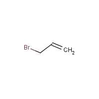 Allyl bromide formula graphical representation
