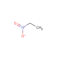 Nitroethane formula graphical representation