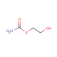 Hydroxyethyl carbamate formula graphical representation