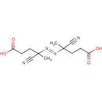 4,4'-Azobis(4-cyanovaleric acid) formula graphical representation