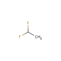 1,1-Difluoroethane formula graphical representation