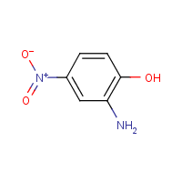 2-Amino-4-nitrophenol formula graphical representation