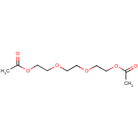 Triglycol diacetate formula graphical representation