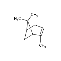 alpha-Pinene formula graphical representation