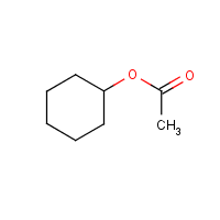 Cyclohexyl acetate formula graphical representation