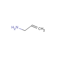 Allylamine formula graphical representation