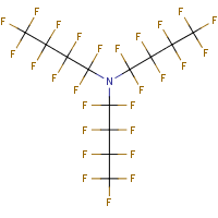 Perfluorotributylamine formula graphical representation