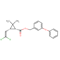 Permethrin formula graphical representation