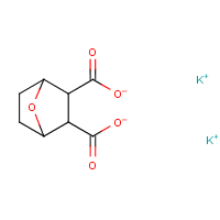 Dipotassium endothall formula graphical representation