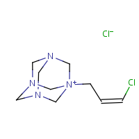 cis-Quaternium-15 formula graphical representation