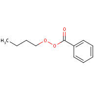 Butyl perbenzoate formula graphical representation