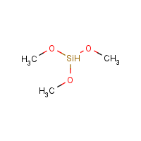 Trimethoxysilane formula graphical representation