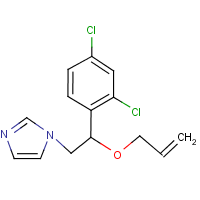 Imazalil formula graphical representation