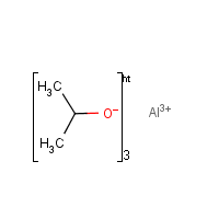 Aluminum isopropylate formula graphical representation