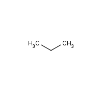 Propane formula graphical representation