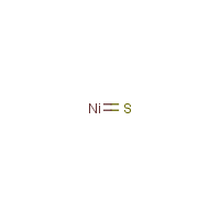 Nickel(II) sulfide formula graphical representation