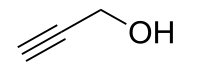 Propargyl alcohol formula graphical representation