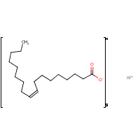 Aluminum oleate formula graphical representation