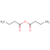 Butyric anhydride formula graphical representation