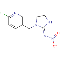 Imidacloprid formula graphical representation