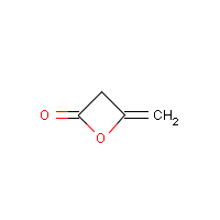 Diketene formula graphical representation