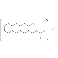 Aluminum stearate formula graphical representation