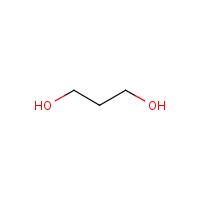 1,3-Propanediol formula graphical representation