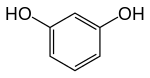 Resorcinol formula graphical representation