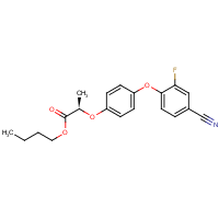 Cyhalofop-butyl formula graphical representation