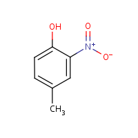 2-Nitro-4-cresol formula graphical representation