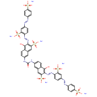 C.I. Direct Red 80 formula graphical representation