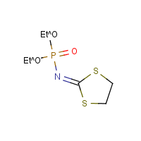 Phosfolan formula graphical representation