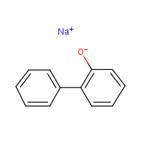 Sodium o-phenylphenol formula graphical representation