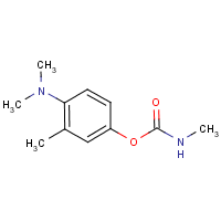 Aminocarb formula graphical representation