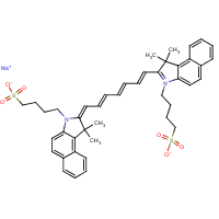 Indocyanine green formula graphical representation