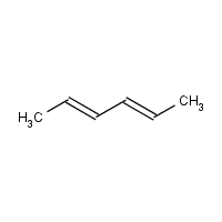 2,4-Hexadiene formula graphical representation