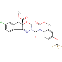 Indoxacarb formula graphical representation