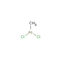 Methyldichloroarsine formula graphical representation