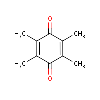 Duroquinone formula graphical representation