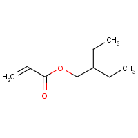 2-Ethylbutyl acrylate formula graphical representation