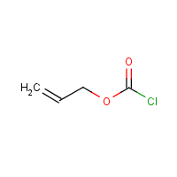 Allyl chloroformate formula graphical representation