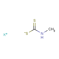 Metam-potassium formula graphical representation