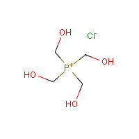 Tetrakis (hydroxymethyl) phosphonium chloride formula graphical representation