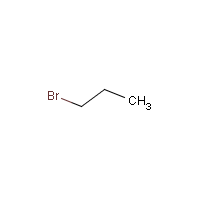 1-Bromopropane formula graphical representation