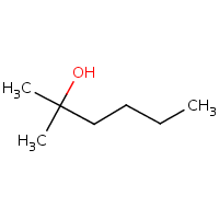 2-Methyl-2-hexanol formula graphical representation