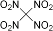 Tetranitromethane formula graphical representation