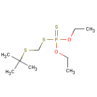 Terbufos formula graphical representation